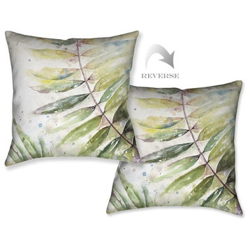 Laural Home Watercolor II Decorative Pillow, 18"x18"