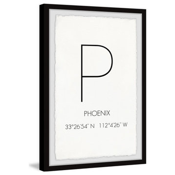 "Phoenix Coordinates" Framed Painting Print, 8x12