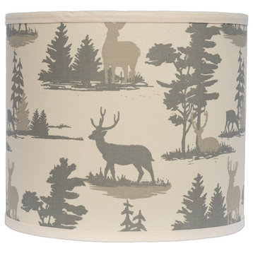 Deer, Pines Shade, 16", Drum With Spider Fitter