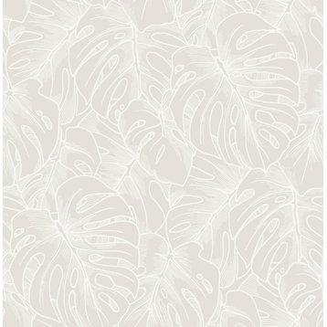 White Borneo Peel & Stick Wallpaper Bolt