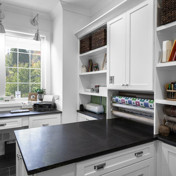 White Transitional Kitchen, Bath, Laundry Room
