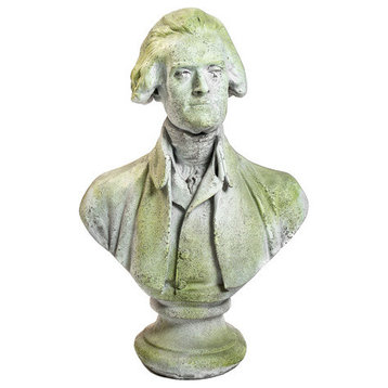 Thomas Jefferson 29 By Houdon, Famous Americans Busts