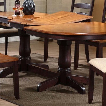 Iconic Furniture Oval Double Butterfly Leaf Table