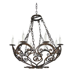 Hand Forged Iron Chandelier Designs - Products