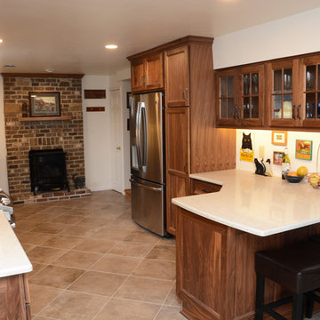 Ellicott City, MD Rustic Kitchen and Bathroom Remodel