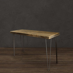 Reclaimed Wood Raw Tall Console Table - Buffets And Sideboards