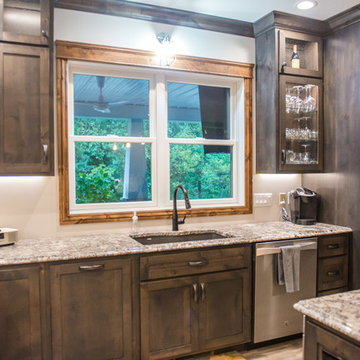 Woodsy Cabin Kitchen