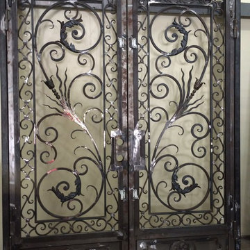 All Steel Hand Forged Entry Doors