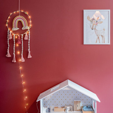 Chambre fillette Terracotta et thème animaux