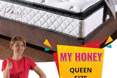 4 Zone Pocket Spring Queen Mattress with Soft foam at $399 with Free Delivery