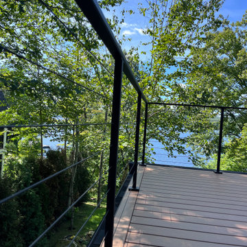 Minimal Visual Obstruction Cable Railing Project in Quebec