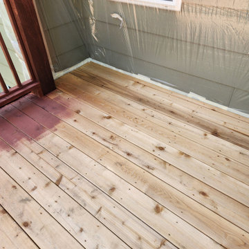 SUMMER OF 2025 STAINED DECK