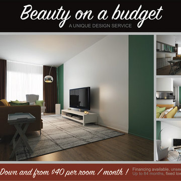 BEAUTY ON A BUDGET. Unique design service.