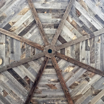 Octagonal Reclaimed Wood Ceiling