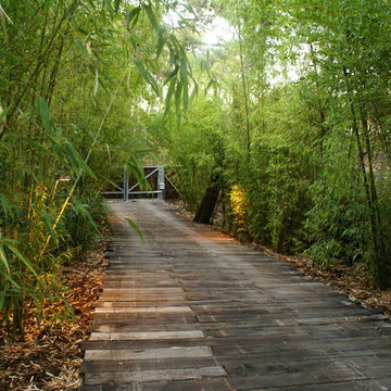 Jardin privé au Cap Ferret