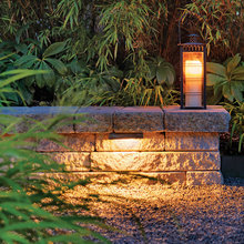 I like this!   Seems there's a built-in light on the stone ledge.