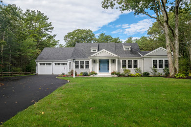 Beach style exterior home photo in Boston
