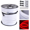 150' Led Neon Rope Light Outdoor Christmas Party Flexible Tube, Red