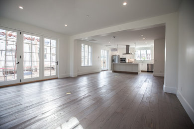 Inspiration for a large contemporary home design remodel in Santa Barbara