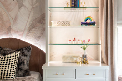 Inspiration for a tropical kids' room remodel in Chicago