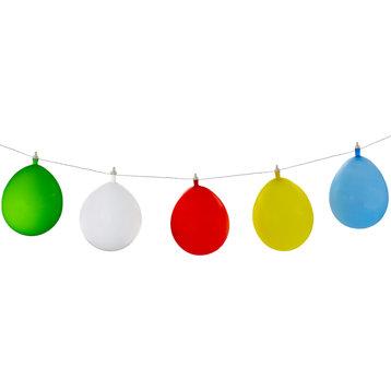 10-Count Multi-Color LED Inflatable Balloon String Lights