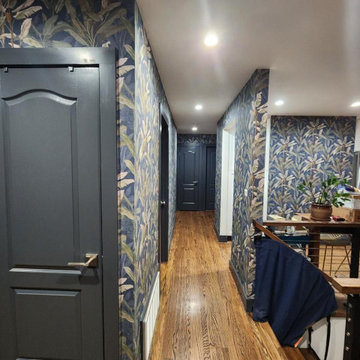 Wallpaper installation Hallway in San Marcos
