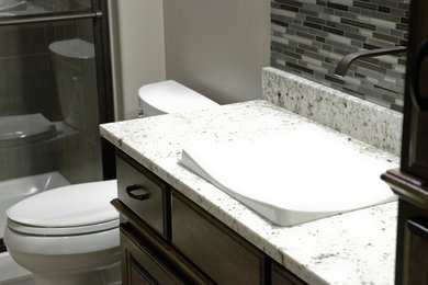 Inspiration for a timeless bathroom remodel in Omaha