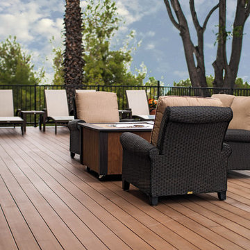 Spacious sustainable deck