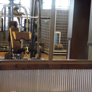 Calamus Lake Retreat Basement Home Gym