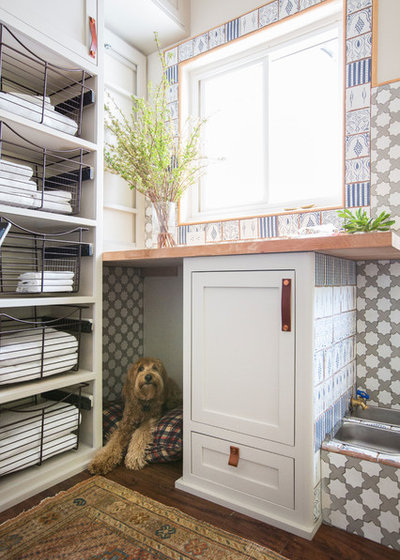 Beach Style Laundry Room by STEFANI STEIN