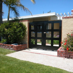 Modern Wood Gates - Home Fencing And Gates