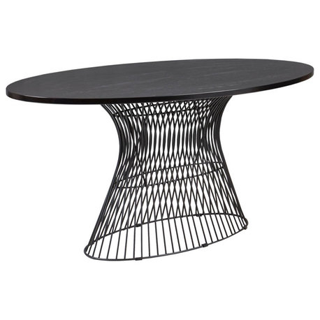 INK+IVY  Mercer Coffee Table, Black, Dining Table
