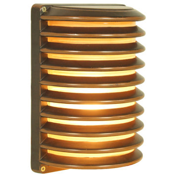 Ogun Outdoor Wall Lantern in Oil Bronze with Frosted Glass Lens