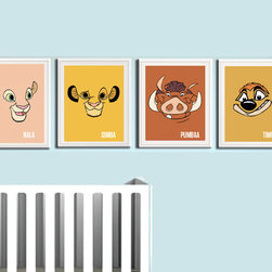 Lion King Nursery Room Prints - Nursery Decor