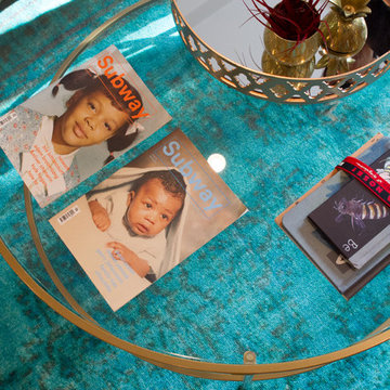 Golden coffee table tray - a must have piece