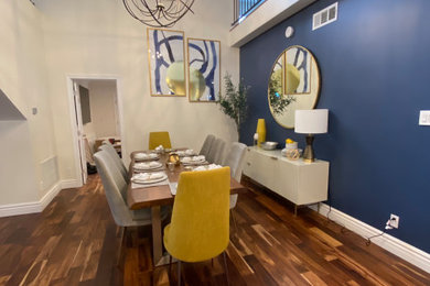 Example of a trendy dining room design in Phoenix