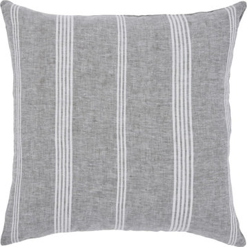 Damari Decorative Pillow, Olive and White
