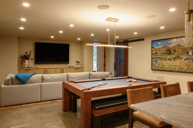 Family room - family room idea in Denver