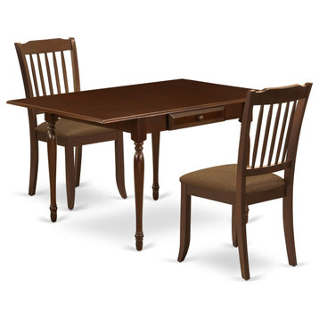 3-Piece Sets Table, 2 Dining Chairs