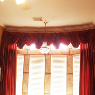 Custom Draperies - Swags and Jabots
