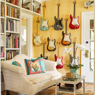 75 Beautiful Orange Living Room Pictures Ideas Houzz