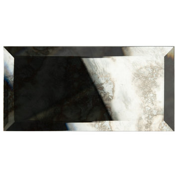 Lustre Beveled Antique Mirror Glass Wall Tile