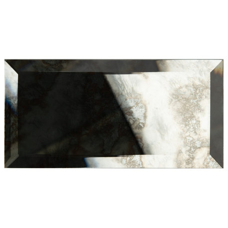 Lustre Beveled Antique Mirror Glass Wall Tile