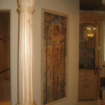 Master Bathroom: Traditional Tuscan Home Design
