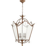 Quorum - Quorum Lighting (6906-4-39) Salento Transitional Entry, Vintage Copper - Number of Bulbs: 4