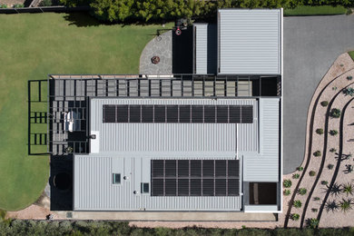 Design ideas for a modern exterior in Melbourne.