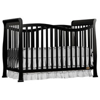 Dream On Me Violet 7-in-1 Convertible Life Style Crib, Black