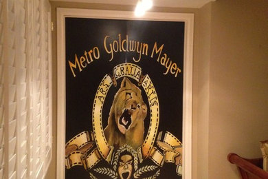 Muraled Theater Doors