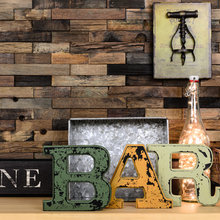 Reclaimed Boatwood Mosaic Tile