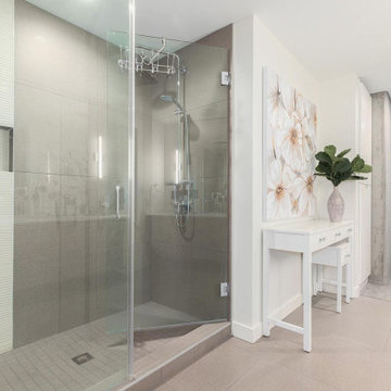 Simple and Clean Traditional Bathroom Remodel in Los Angeles, CA